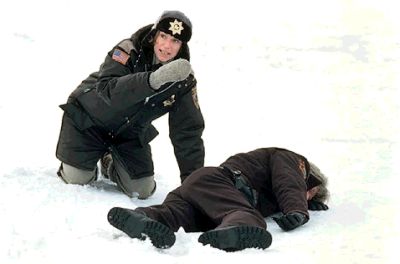 Frances McDormand als schwangere Polizistin in 'Fargo'
